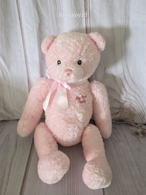 Baby Gund My First Teddy Pink Plush Stuffed Toy Silky Soft Floppy 15 Inch 5834